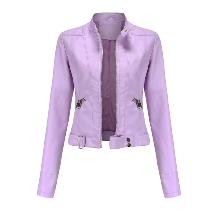 Modern damesjack, ideaal voor herfst en winter. Elegant en casual met ritssluiting.