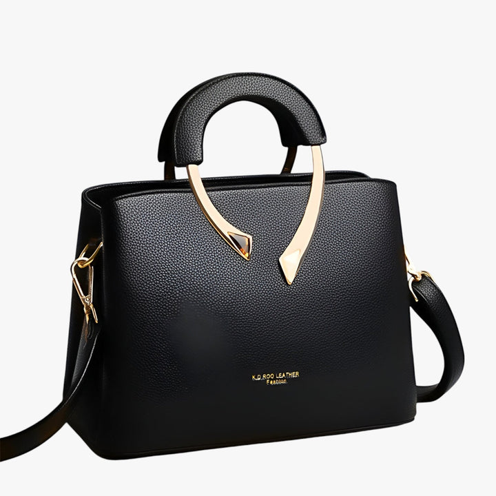 Dames luxe leren schoudertas, perfect voor mode en functionaliteit, met verstelbare band.