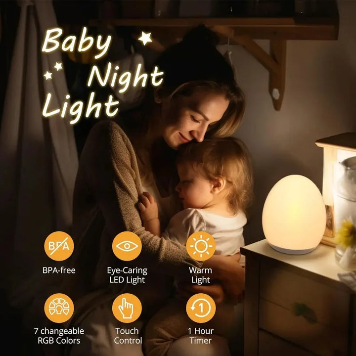 Decoratief nachtlampje met sterrenprojectie, ideaal voor kinderkamer of speelkamer. Rustgevend LED sfeerlicht.