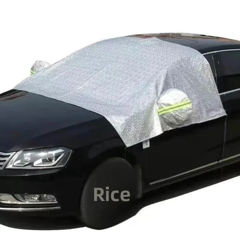 Autohoes halfgarage AutoProtect 4Season, ideale vorstbescherming en zonbescherming voor uw auto. Eenvoudig te monteren.