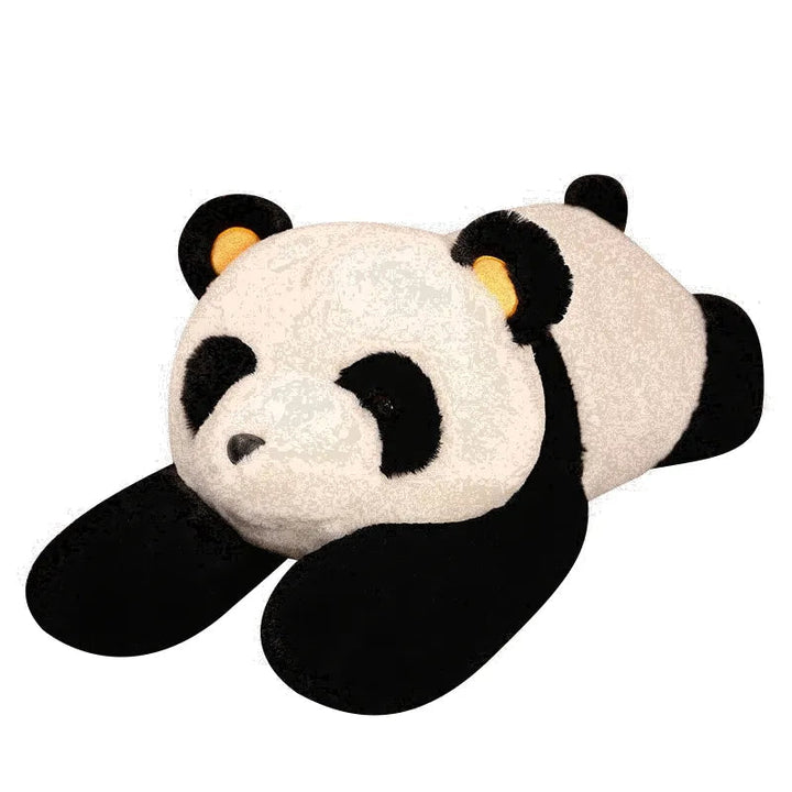 Charmante gigantische dieren knuffel, een pluche panda die perfect is als sfeervolle decoratie.