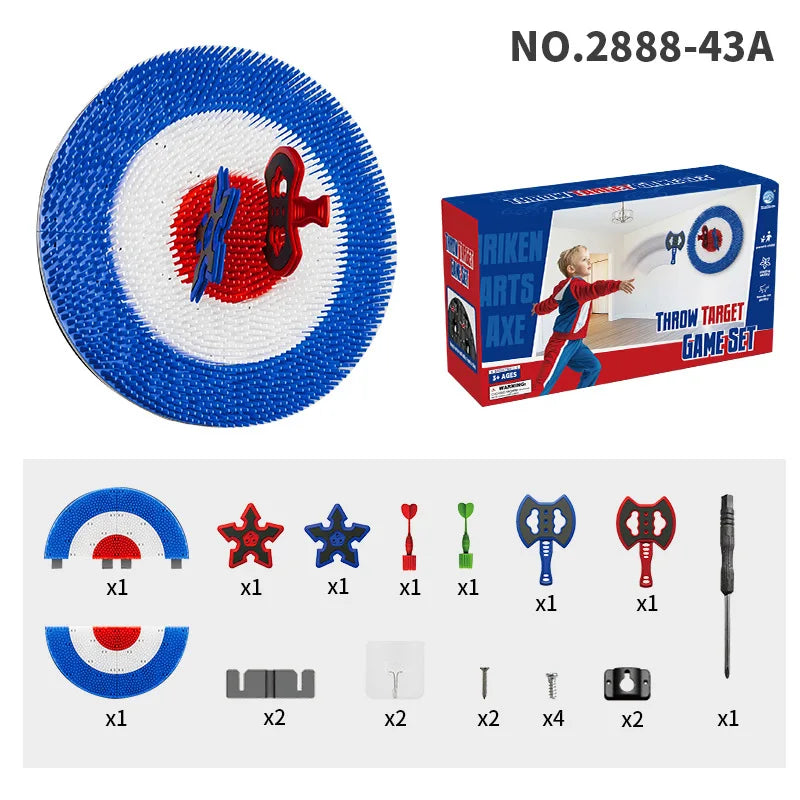 Veilig magnetisch dartbord, kindvriendelijk dartspel met darts, familie speelgoed voor binnen/buiten.