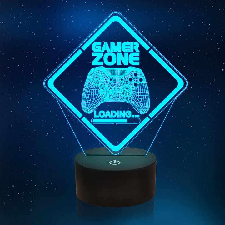 Uniek design gaming lamp, creëert een betoverende sfeer met zijn LED verlichting in elke kamer.