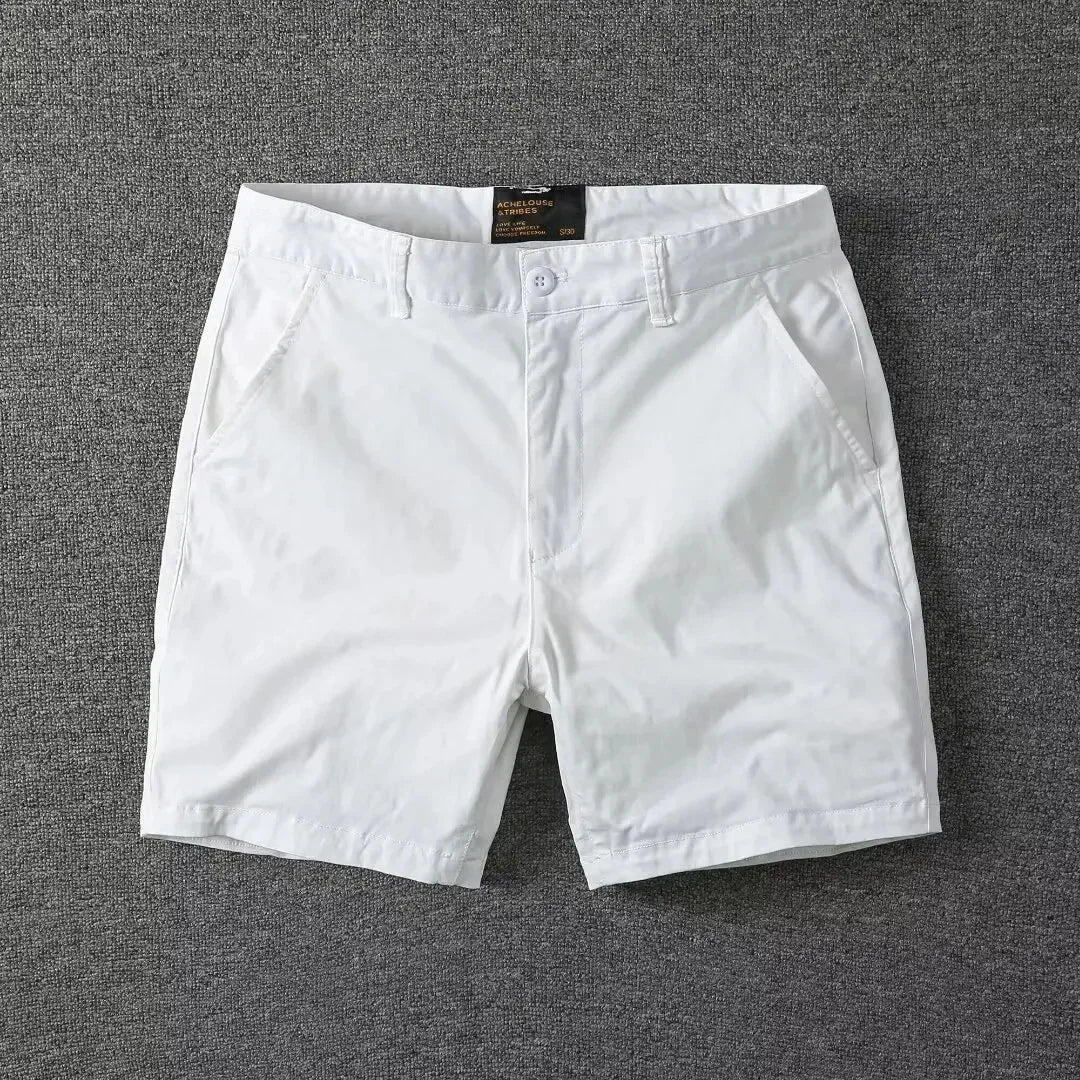 Casual heren zomershorts, comfortabele pasvorm. Perfect voor dagelijks gebruik en een ontspannen, maar nette uitstraling.