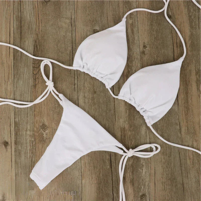 Dames zonnebikini Solena, met Microtan technologie voor naadloze egale bruining, perfecte zwemkleding.