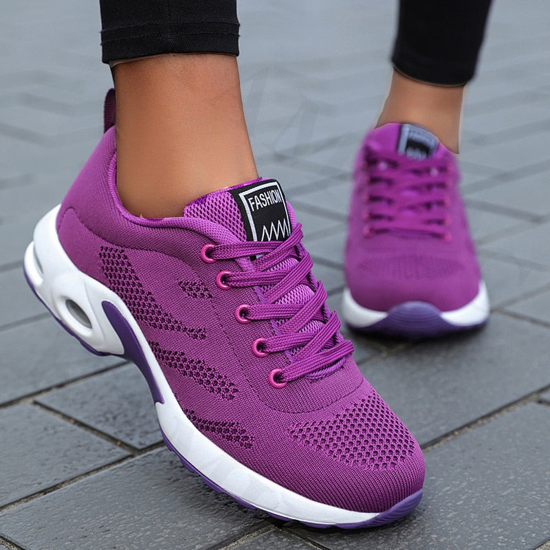 Nieuwe RunnyShoes™ ademende dames sportschoenen, comfortabel en lichtgewicht, ideaal voor sport en dagelijks gebruik.
