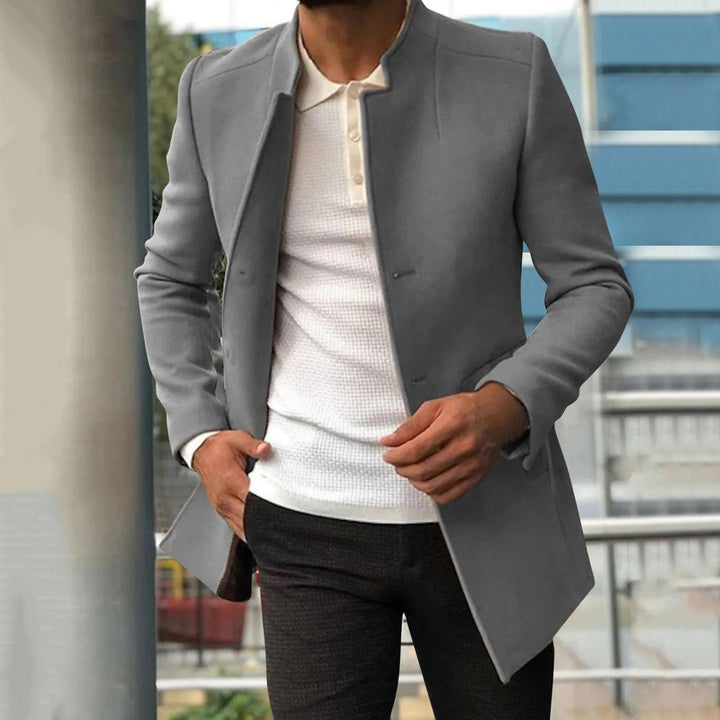Stijlvolle heren tweed jas Lazaro, perfect voor herfst en winter. Geschikt als zakelijke of casual, elegante bovenkleding.