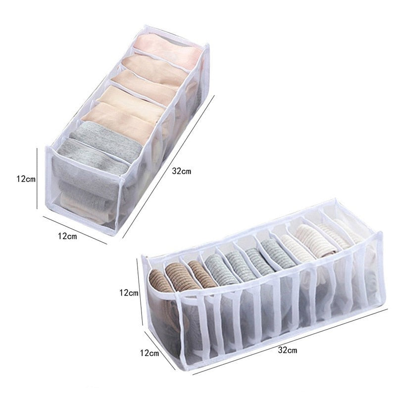 Praktische ondergoed en sokken opbergbox; past perfect in elke lade en creëert direct meer orde.