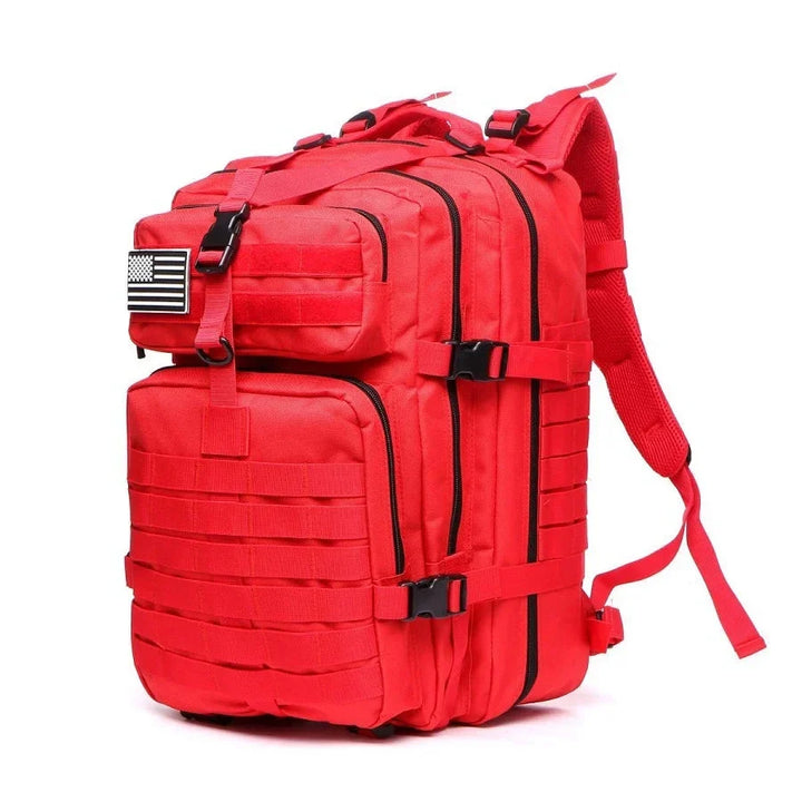 TrailPro survival rugzak 50L, waterafstotend en militair design, voor avonturiers.