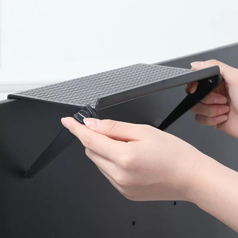 Handige tv plank voor extra opbergruimte achter je televisie. Perfecte accessoire houder voor de woonkamer.