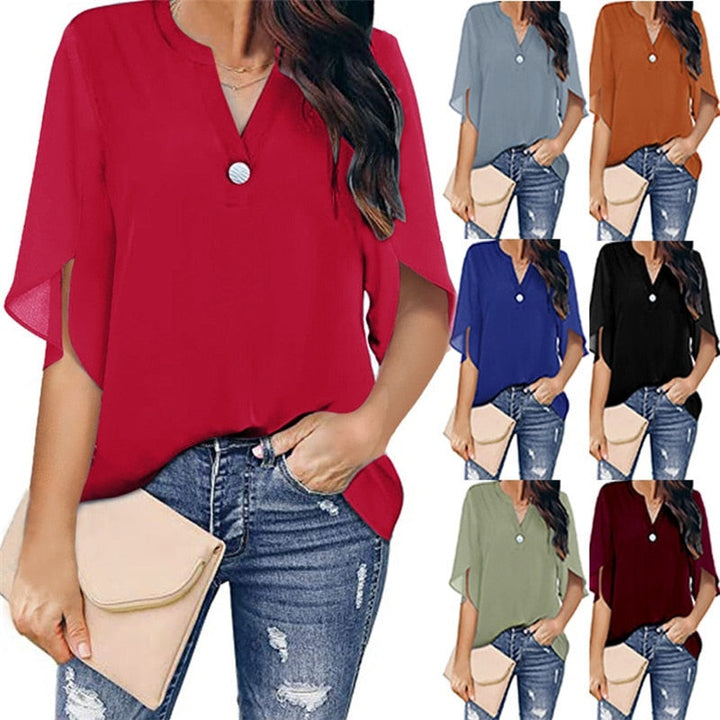 Moderne AstridTop damesblouse, stijlvol en comfortabel, perfect voor elke gelegenheid.