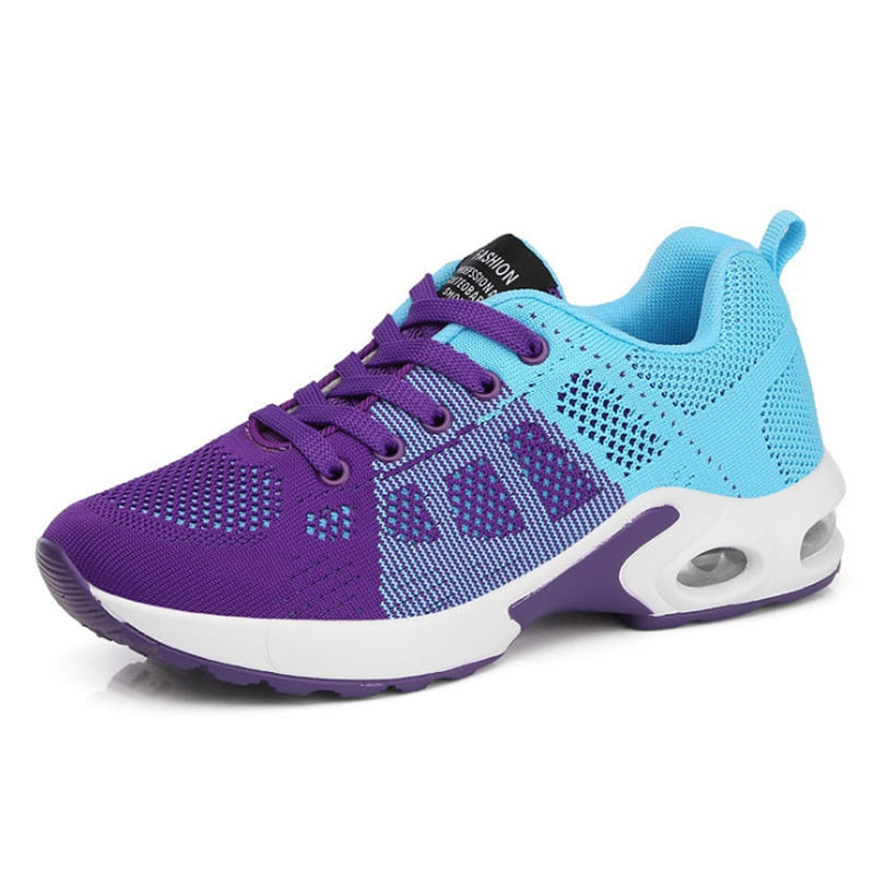 Dames ademende hardloopschoenen RunnyShoes™ voor optimaal comfort en prestatie, ideaal voor fitness en dagelijks gebruik.