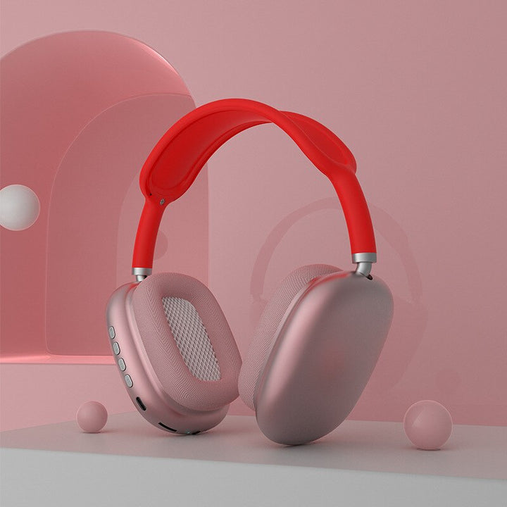 Ergonomische draadloze koptelefoon met comfortabele pasvorm en intuïtieve bediening voor gesprekken en muziek.