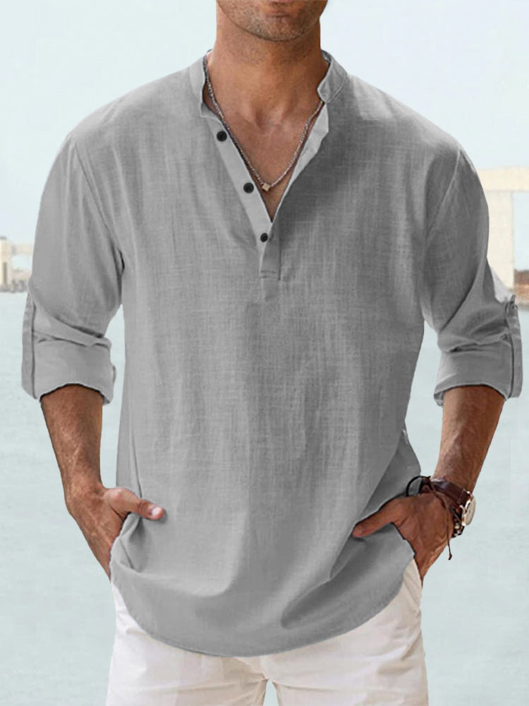 Trendy heren zomer overhemd. Stijlvol voor casual looks of een zomerse avond. Essentiële herenmode.