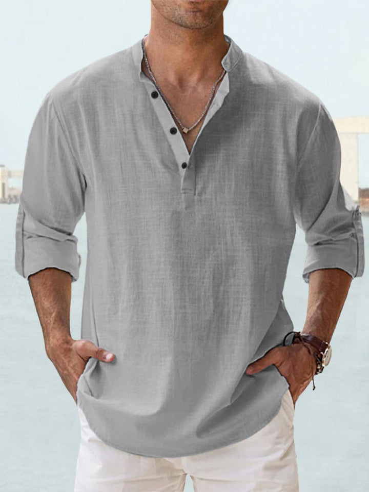 Trendy heren zomer overhemd. Stijlvol voor casual looks of een zomerse avond. Essentiële herenmode.