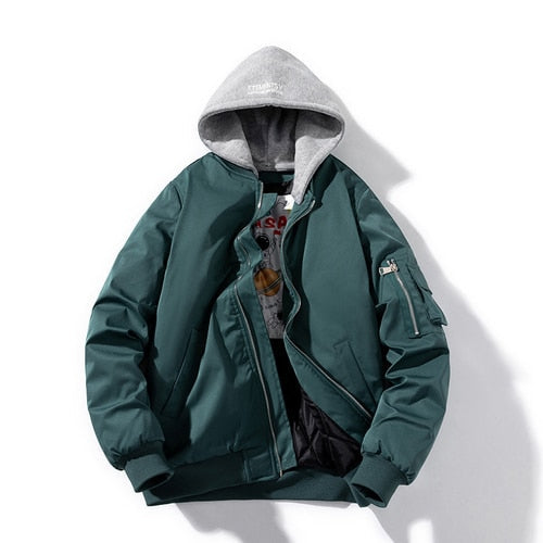 Lichtgewicht dun bomberjack voor heren, MartJacket, ideaal voor de lente en milde herfstdagen. Casual stijl.