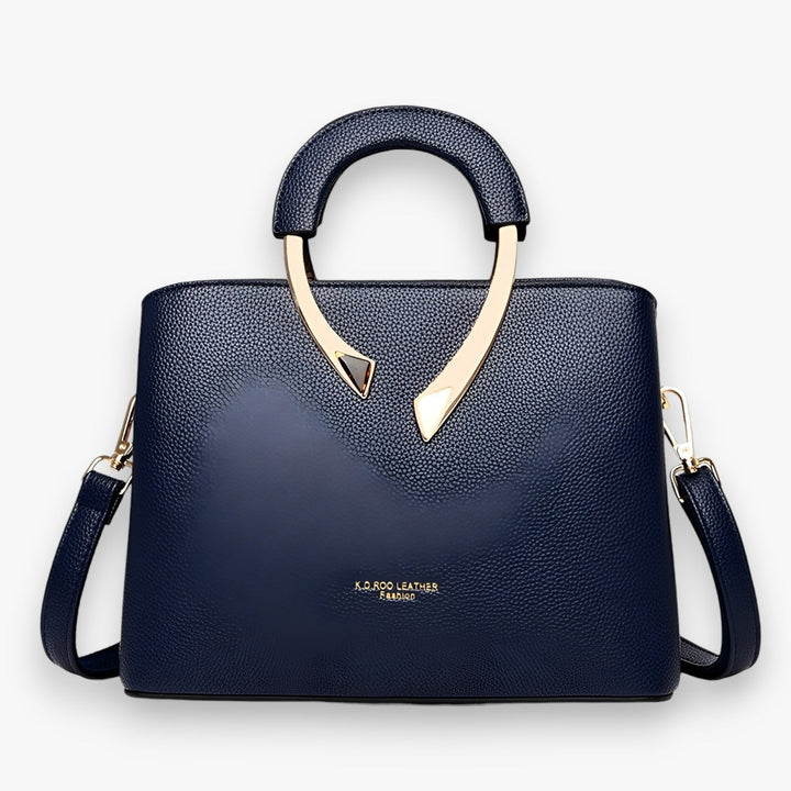 Elegant design luxe leren dames tote tas, tijdloos en modieus, perfect voor de moderne vrouw.
