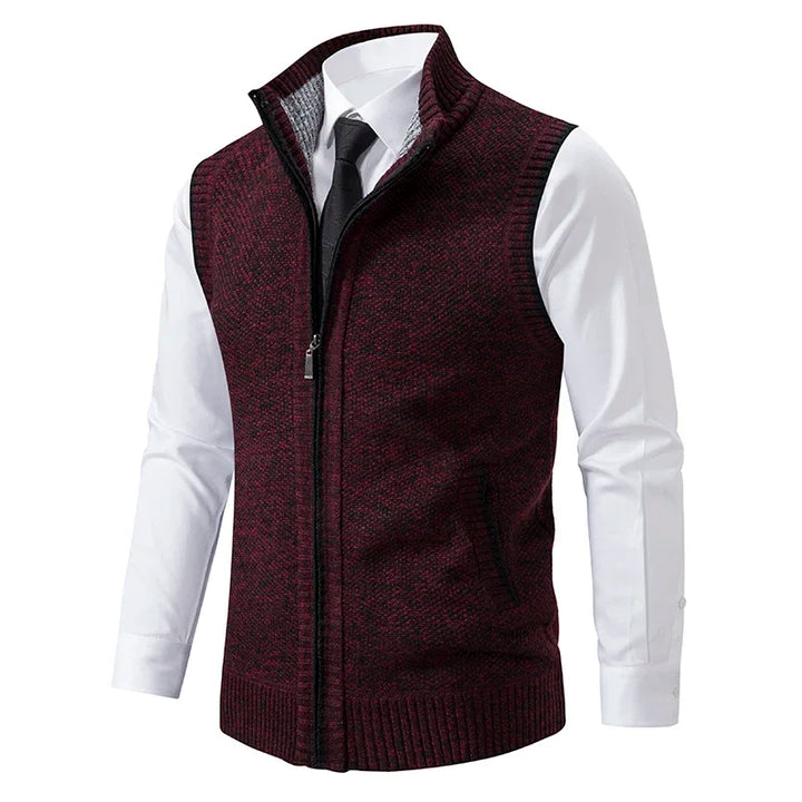 Stijlvol zakelijk heren vest dat bijdraagt aan een professionele uitstraling en zakelijk succes.
