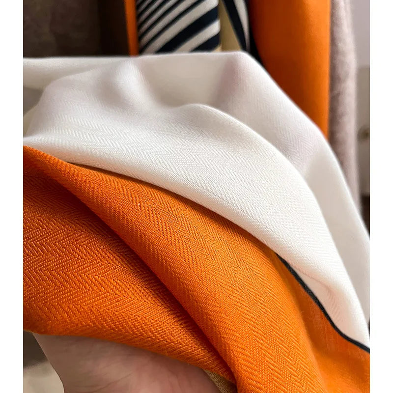 Warme dames winter sjaal in luxe kwaliteit; een stijlvolle accessoire die comfort en elegantie combineert.