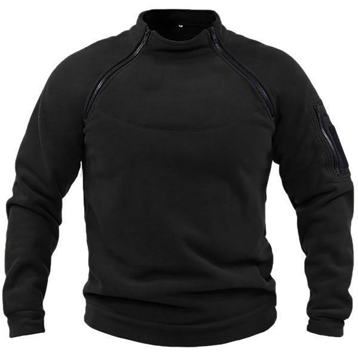 Robuuste heren tactische trui voor buitenactiviteiten; warme en functionele outdoor kleding, ideaal voor jacht en winter.