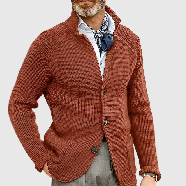 Ultiem comfortabel gebreid heren vest, ideaal voor ontspannen dagen en smart casual.