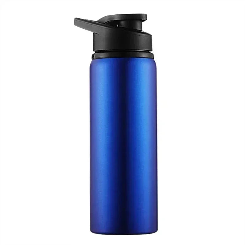 Milieuvriendelijke RVS waterfles 500ml, compact en lekdicht voor je fiets- of outdoor trip.