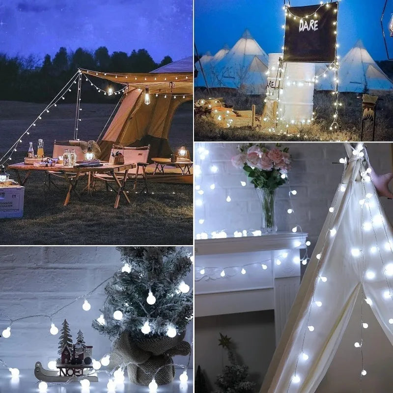 Draadloze waterdichte LED bolverlichting; creëer direct een warme sfeer binnen of buiten.