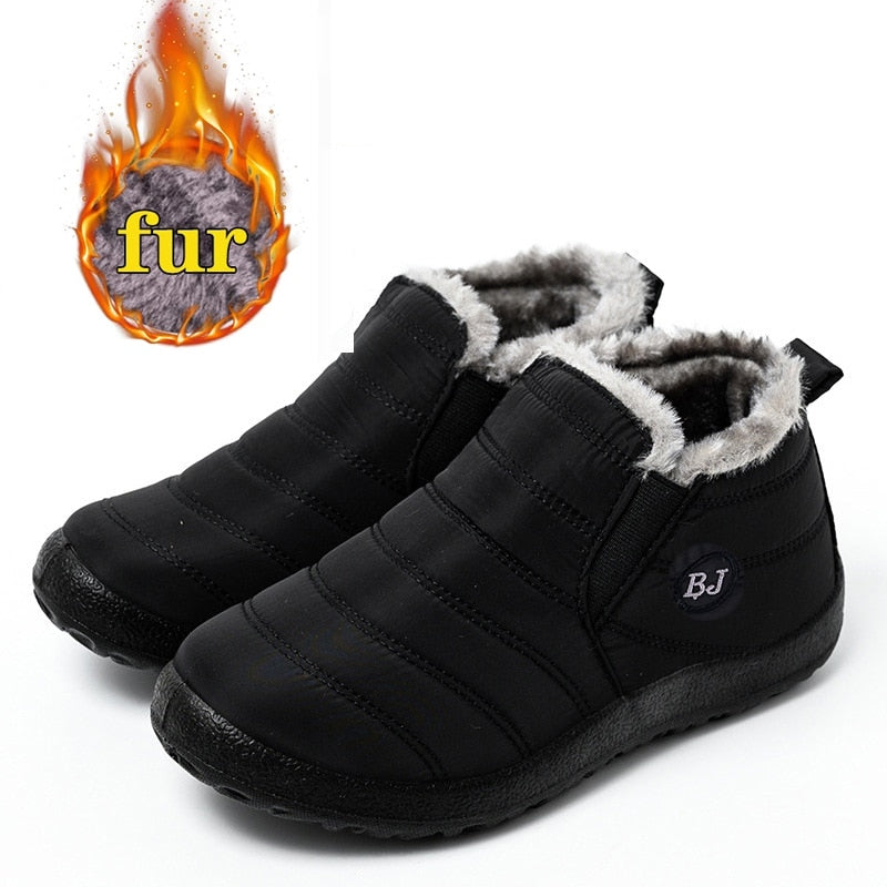 Warme winterlaarzen met thermische isolatie, waterdicht en antislip, de ideale enkellaarsjes voor de koudste dagen.