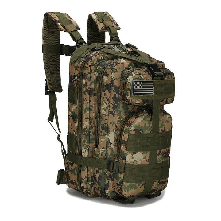 Waterafstotende 50L outdoor rugzak, klaar voor avontuur; ideaal voor hiking, reizen en kamperen.
