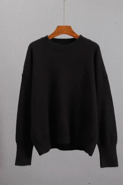Essentiële basiskleding: luxe kasjmier damestrui. Comfortabel en elegant, ideaal voor najaar en winterkleding.