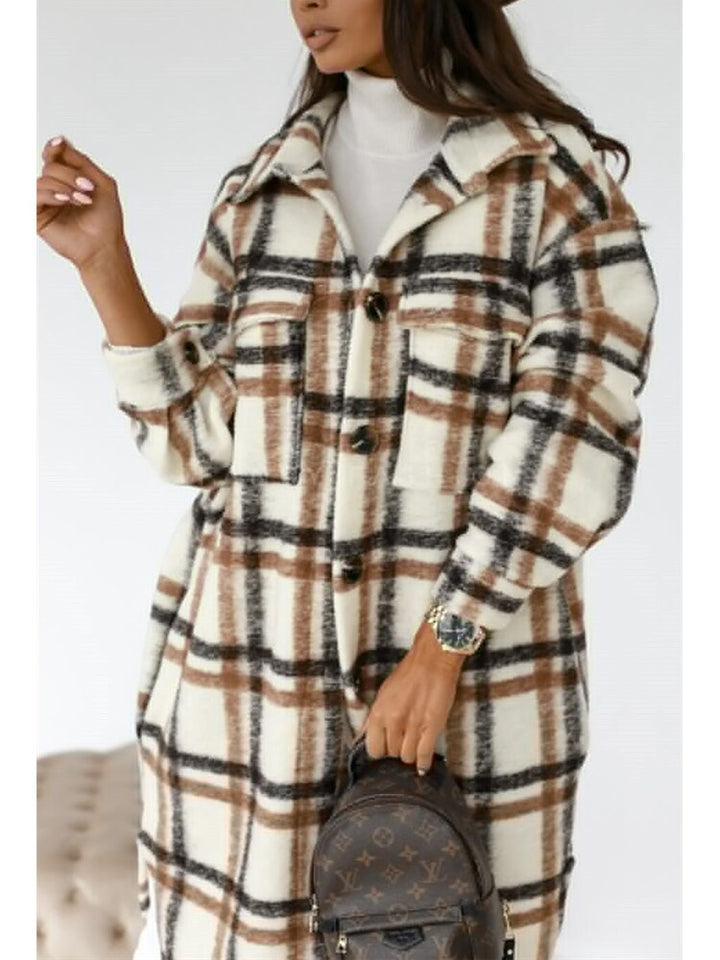 Dames plaid jas: stijlvolle, comfortabele en modieuze bovenkleding voor vrouwen in elk seizoen.