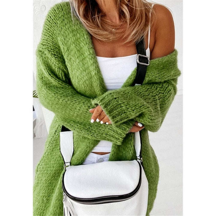 Warm en stijlvol gebreid vest voor dames, perfect voor de herfst en wintermaanden.