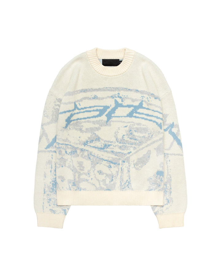 Elegante streetwear oversized dames trui met unieke print, een must-have voor je garderobe.