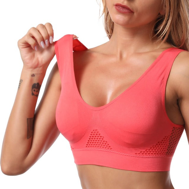 Comfortabele naadloze beha Elina, ontworpen voor perfecte ondersteuning en een glad silhouet.