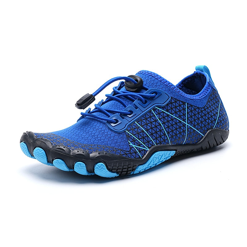 Ergonomische Naiya barefoot schoenen; perfecte pasvorm voor zowel mannen als vrouwen bij wateractiviteiten.