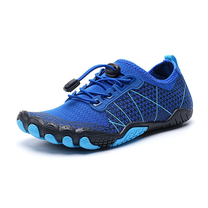 Ergonomische Naiya barefoot schoenen; perfecte pasvorm voor zowel mannen als vrouwen bij wateractiviteiten.