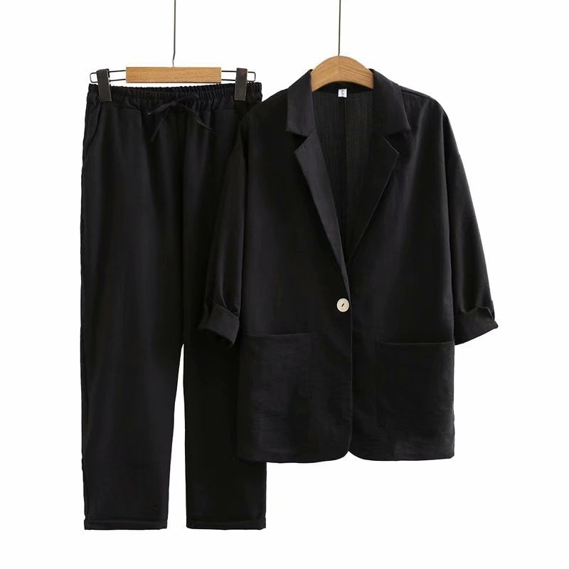 Dames TaylorSet: comfortabele blouse en broek, ideaal voor vrijetijdskleding en stijlvolle damesmode.