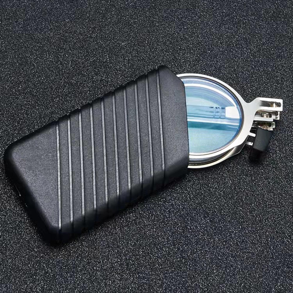 Veelzijdige zilveren unisex leesbril, opvouwbaar en compact voor helder zicht overal en altijd.