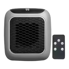 Draagbare bijverwarming voor thuiskantoor, levert snel comfortabele warmte. Inclusief handige afstandsbediening.