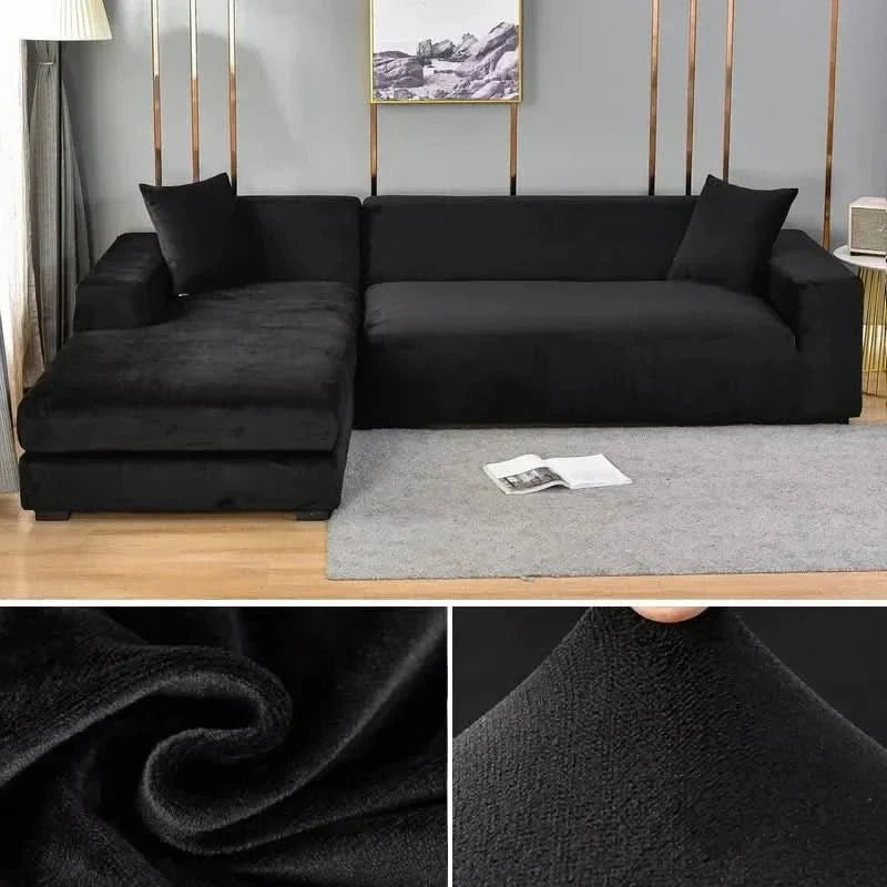 Duurzame elastische velours beschermhoes voor langdurig gebruik, comfortabel.