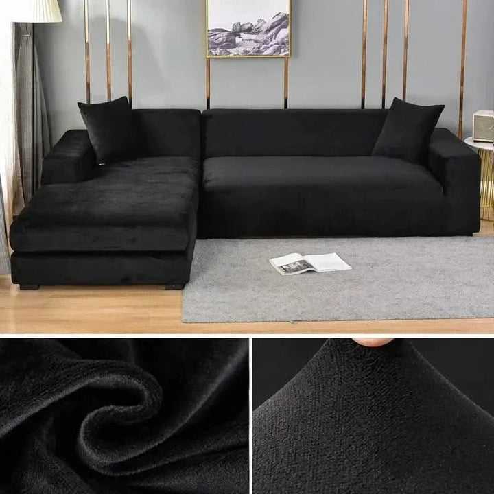 Duurzame elastische velours beschermhoes voor langdurig gebruik, comfortabel.
