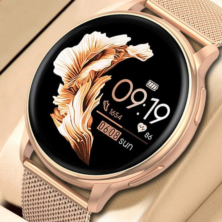 Universele smartwatch met uitgebreide gezondheidstracker, inclusief activity tracking, hartslag en notificaties.