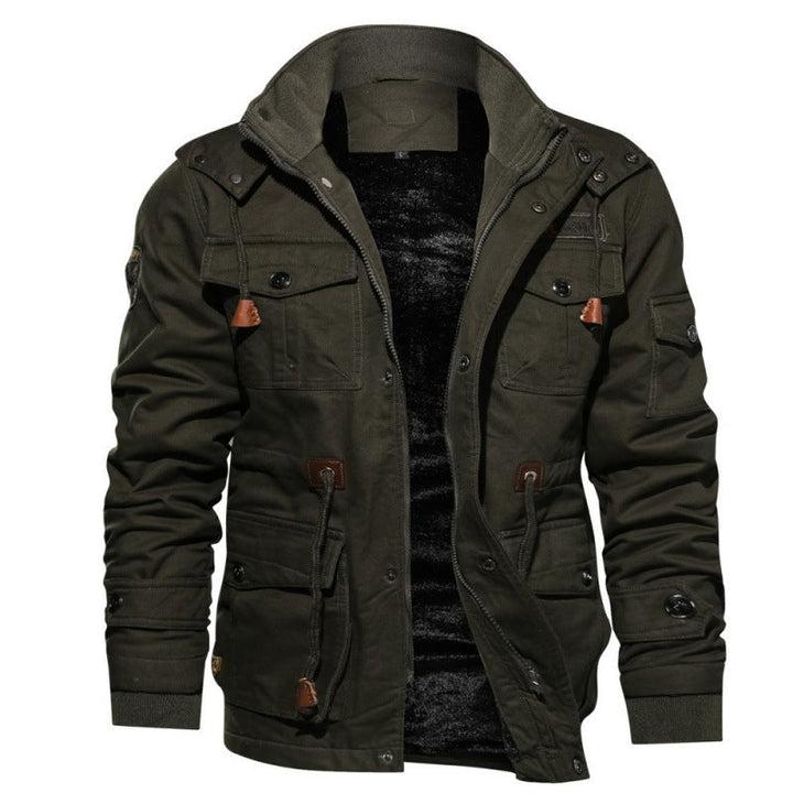 Comfortabele fleece-gevoerde winterjas Finn voor heren, ideaal voor koude dagen en outdoor activiteiten. Stijlvolle mode.