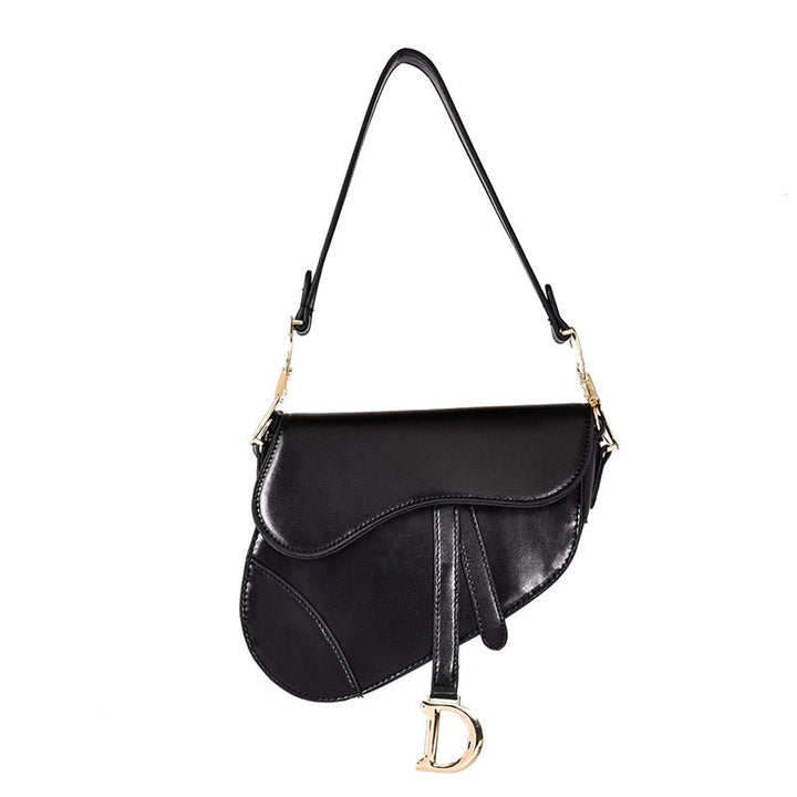 Dames luxe zadeltas, SANDSBERGORIGINALS. Ideaal als chique schoudertas of crossbody tas.