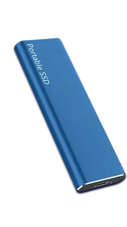 Draagbare ultradunne 4TB harde schijf met USB-C aansluiting. Snel en efficiënt voor externe opslag van bestanden.