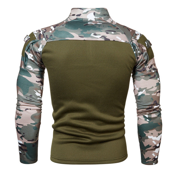Veelzijdige heren camouflage trui Jonah, geschikt als outdoor kleding, sportkleding en casual vrije tijds shirt.