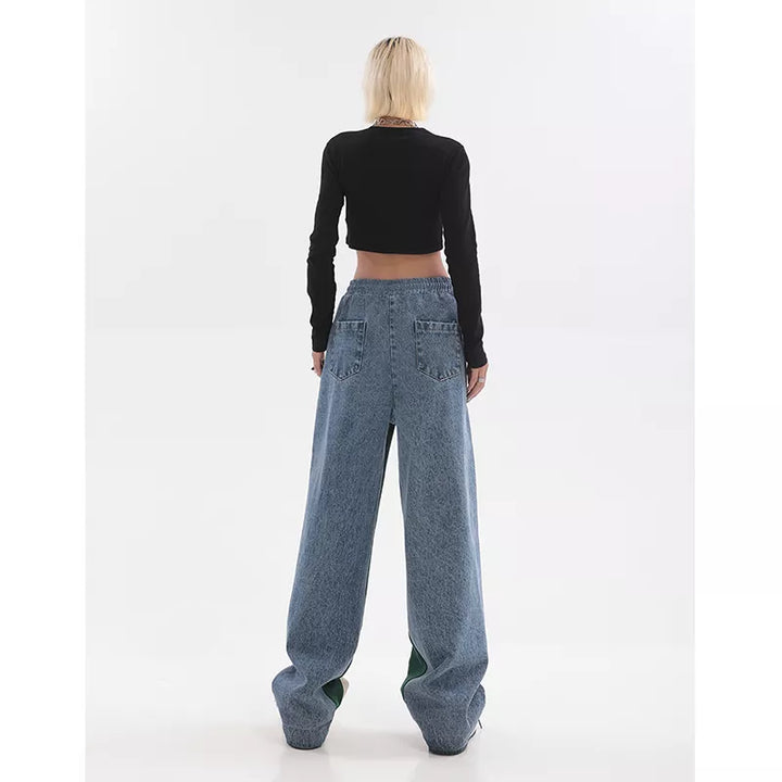 Trendy dames joggingbroek, zwart, hoge taille, comfortabele vrijetijdskleding voor elke dag.