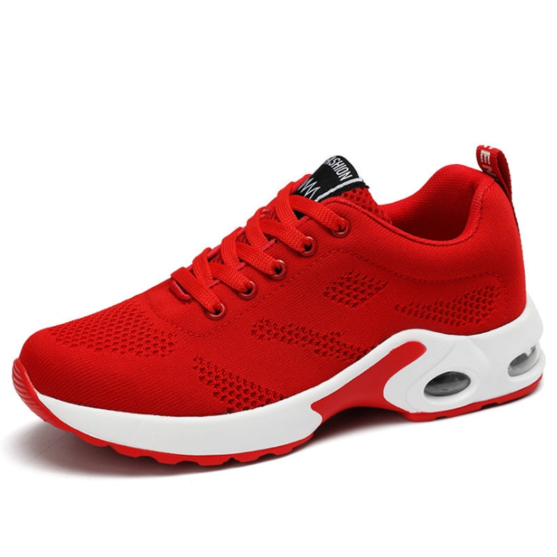Levendige ademende dames sportschoenen, perfect voor hardlopen en fitness, bieden comfort en prestatie.