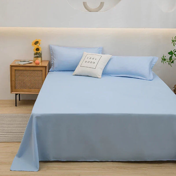 Ademend effen linnen dekbedovertrek SoftLuxe. Perfect beddengoed voor alle seizoenen, duurzaam en heerlijk zacht.