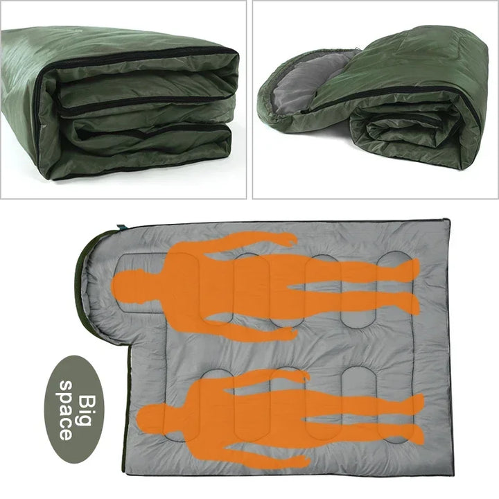 Warme 4-seizoenen slaapzak met uitstekende isolatie voor comfortabele nachten in elk klimaat.